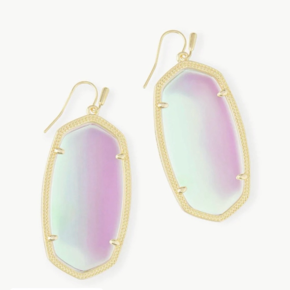 Kendra Scott Dichroic Glass earrings